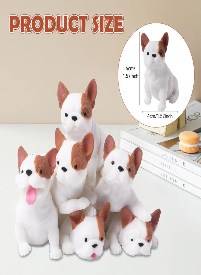 AiSiXin 6Pcs Dog Squishy Toys for Kids, Cute Fidget Toys Stress Balls for Adults, Sensory Stress Toys Squish Squeeze Ball Stress Relief Toy, Squishy Ball Stretch Squeeze Toys Party Favors for Boys & Girls - Image 3